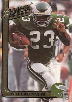 #208 Heath Sherman - Philadelphia Eagles - 1991 Action Packed Football