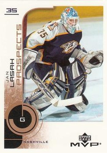 #208 Jan Lasak - Nashville Predators - 2002-03 Upper Deck MVP Hockey