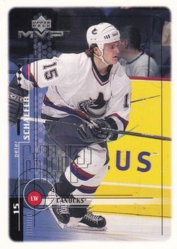 #208 Peter Schaefer - Vancouver Canucks - 1998-99 Upper Deck MVP Hockey