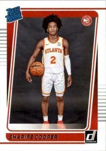 #208 Sharife Cooper - Atlanta Hawks - 2021-22 Donruss Basketball