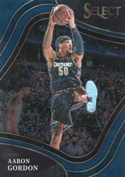 #208 Aaron Gordon - Denver Nuggets - 2021-22 Panini Select - Blue Basketball