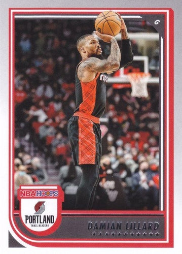 #208 Damian Lillard - Portland Trail Blazers - 2022-23 Hoops Basketball