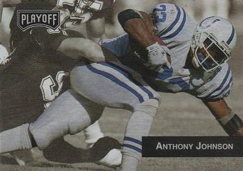 #208 Anthony Johnson - Indianapolis Colts - 1993 Playoff Football