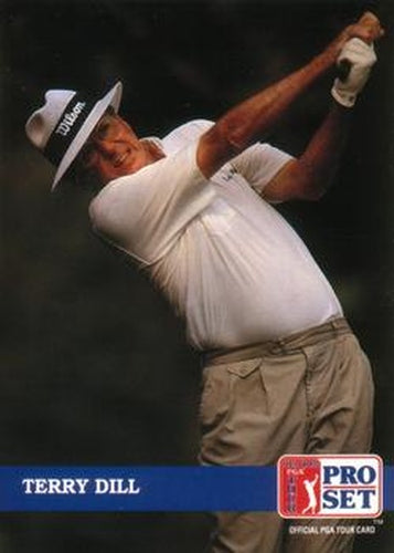 #208 Terry Dill - 1992 Pro Set PGA Tour Golf