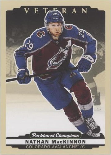 #208b Nathan MacKinnon - Colorado Avalanche - 2022-23 Parkhurst Champions Hockey