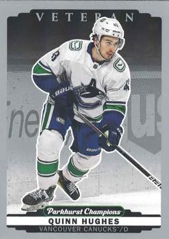 #209 Quinn Hughes - Vancouver Canucks - 2022-23 Parkhurst Champions - Silver Hockey