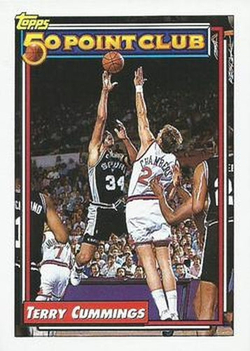 #209 Terry Cummings - San Antonio Spurs - 1992-93 Topps Basketball