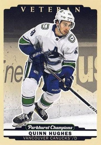 #209 Quinn Hughes - Vancouver Canucks - 2022-23 Parkhurst Champions Hockey