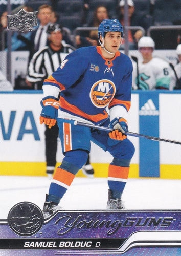 #209 Samuel Bolduc - New York Islanders - 2023-24 Upper Deck Hockey