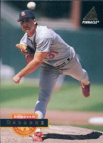 #209 Donovan Osborne - St. Louis Cardinals - 1994 Pinnacle Baseball