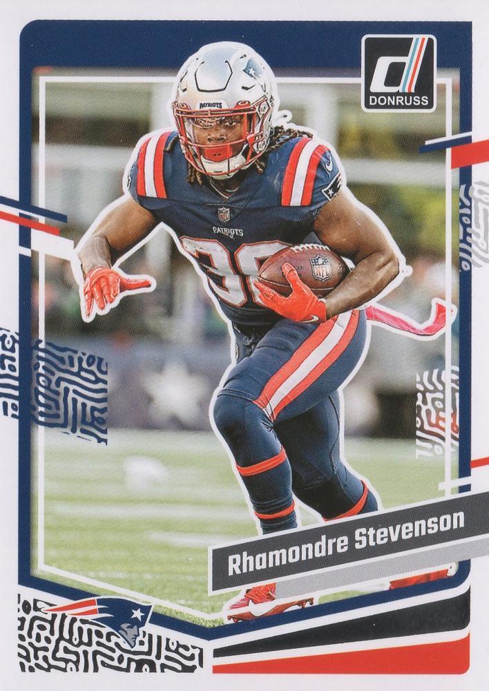#209 Rhamondre Stevenson - New England Patriots - 2023 Donruss Football