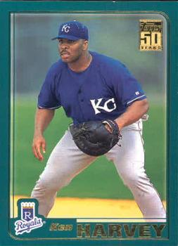 #T209 Ken Harvey - Kansas City Royals - 2001 Topps Traded & Rookies Baseball