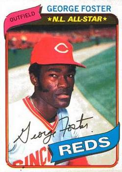 #209 George Foster - Cincinnati Reds - 1980 O-Pee-Chee Baseball