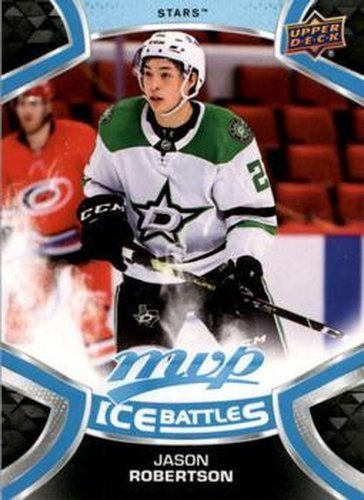 #209 Jason Robertson - Dallas Stars - 2021-22 Upper Deck MVP - Ice Battles Hockey