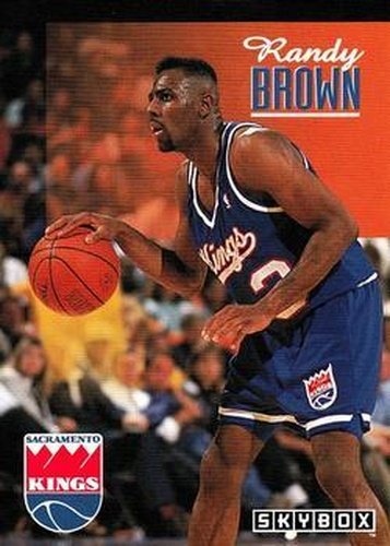 #209 Randy Brown - Sacramento Kings - 1992-93 SkyBox Basketball