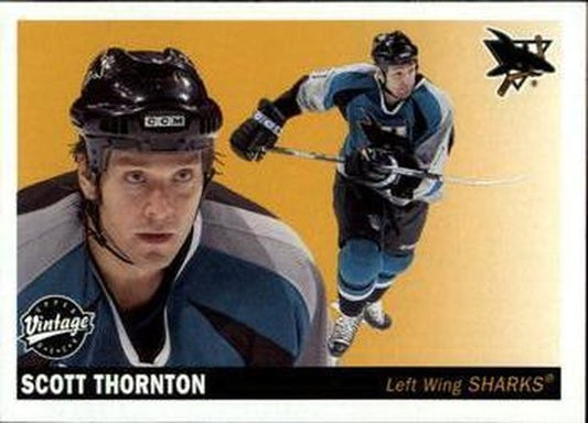 #209 Scott Thornton - San Jose Sharks - 2002-03 Upper Deck Vintage Hockey