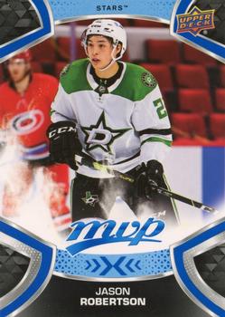 #209 Jason Robertson - Dallas Stars - 2021-22 Upper Deck MVP - Blue Hockey