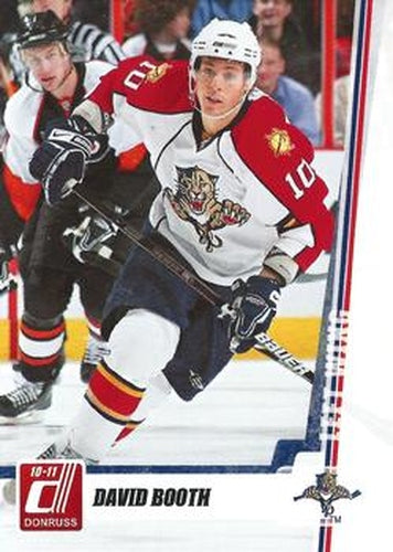 #209 David Booth - Florida Panthers - 2010-11 Donruss Hockey