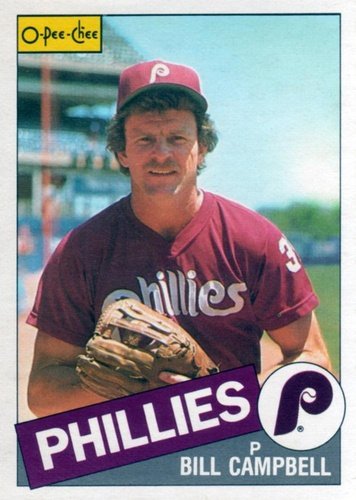 #209 Bill Campbell - Philadelphia Phillies - 1985 O-Pee-Chee Baseball