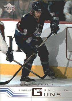 #209 Pat Kavanagh - Vancouver Canucks - 2001-02 Upper Deck Hockey