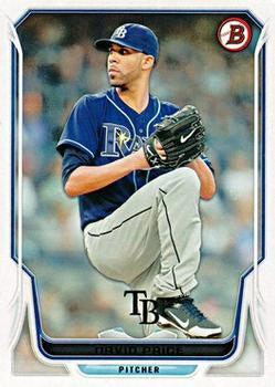 #209 David Price - Tampa Bay Rays - 2014 Bowman Baseball