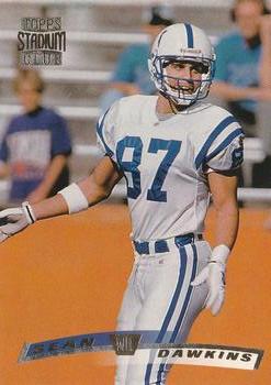#209 Sean Dawkins - Indianapolis Colts - 1996 Stadium Club Football