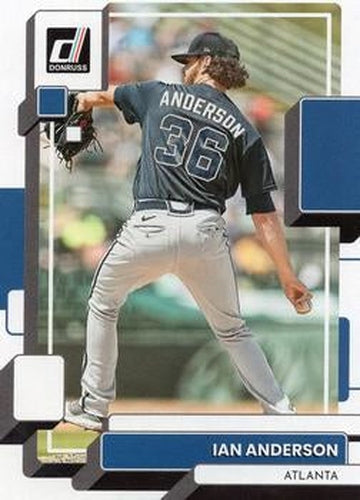 #209 Ian Anderson - Atlanta Braves - 2022 Donruss Baseball