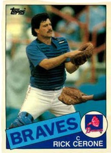 #20T Rick Cerone - Atlanta Braves - 1985 Topps Traded Baseball
