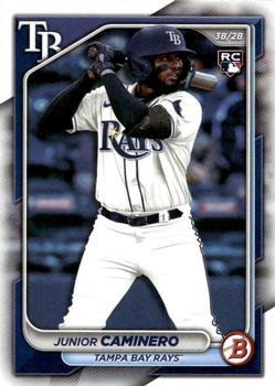 #20 Junior Caminero - Tampa Bay Rays - 2024 Bowman Baseball
