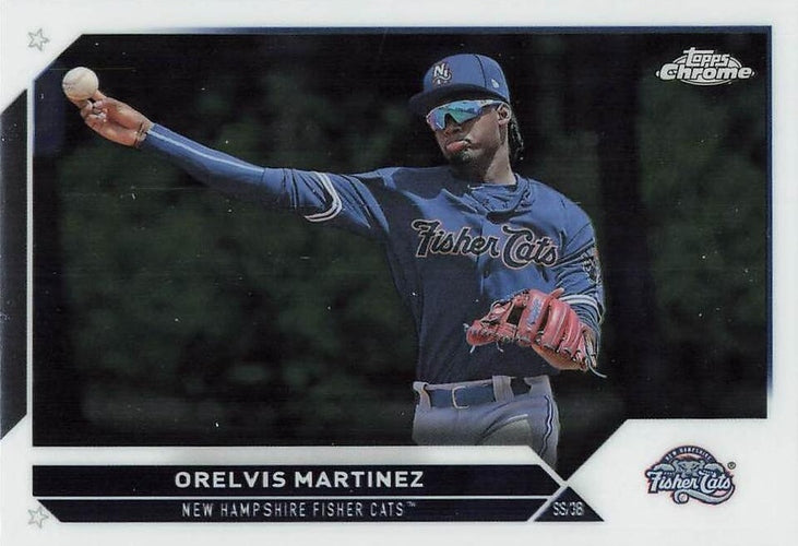 #PDC-20 Orelvis Martinez - New Hampshire Fisher Cats - 2023 Topps Pro Debut - Chrome Baseball