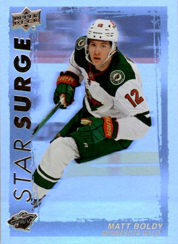 #SS-20 Matt Boldy - Minnesota Wild - 2023-24 Upper Deck - Star Surge Hockey