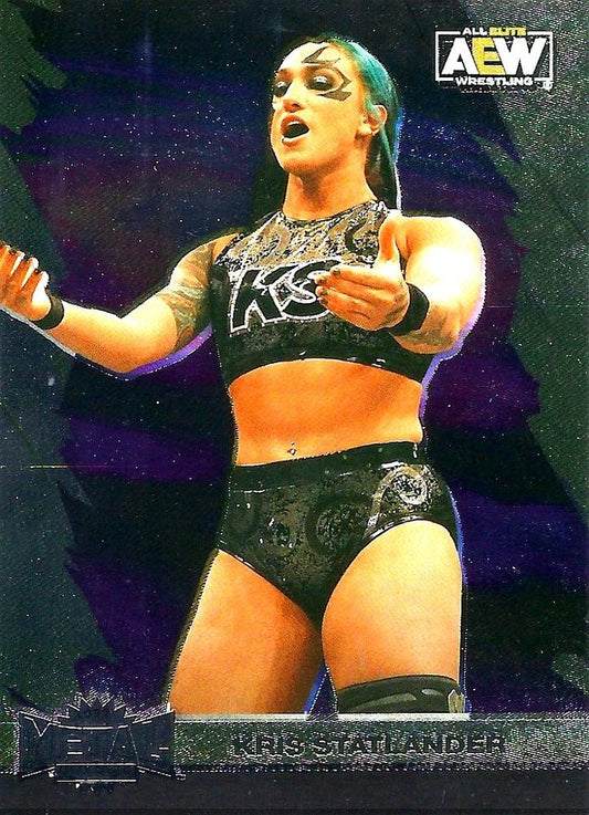 #20 Kris Statlander - 2022 SkyBox Metal Universe AEW Wrestling