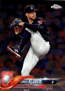 #20 Corey Kluber - Cleveland Indians - 2018 Topps Chrome Baseball