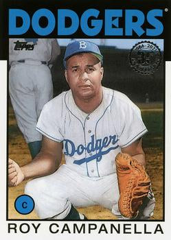#86B-20 Roy Campanella - Brooklyn Dodgers - 2021 Topps Update - 1986 Topps Baseball 35th Anniversary Baseball