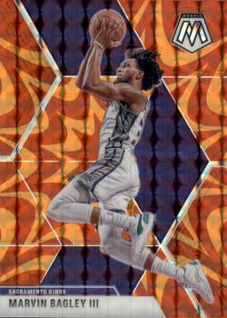 #20 Marvin Bagley III - Sacramento Kings - 2019-20 Panini Mosaic - Reactive Orange Basketball