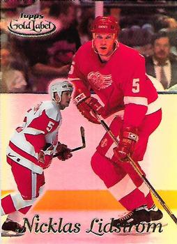 #20 Nicklas Lidstrom - Detroit Red Wings - 1999-00 Topps Gold Label Hockey