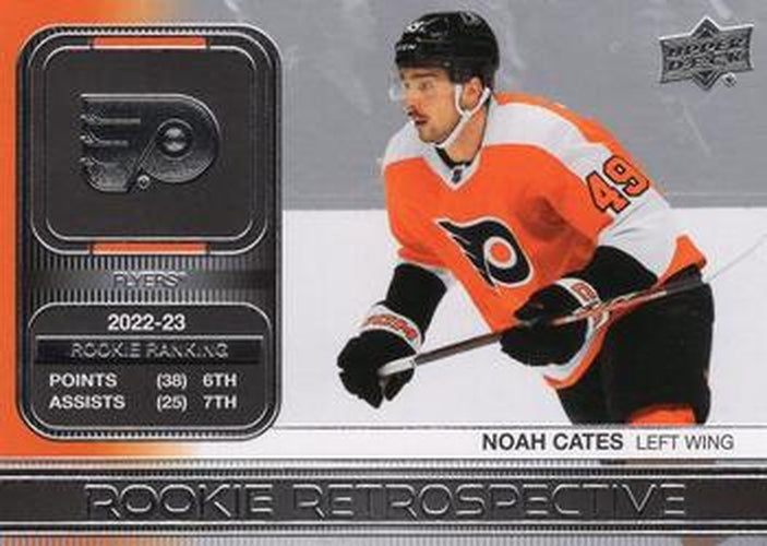 #RR-20 Noah Cates - Philadelphia Flyers - 2023-24 Upper Deck - Rookie Retrospective Hockey