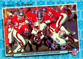 #20 The Orange Crush Shows its Stuff Defense - Denver Broncos - 1986 Fleer Team Action Football