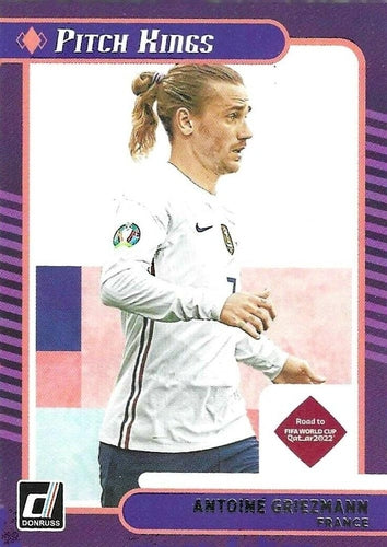 #20 Antoine Griezmann - France - 2021-22 Donruss - Pitch Kings Soccer