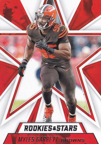 #20 Myles Garrett - Cleveland Browns - 2020 Panini Rookies & Stars Football