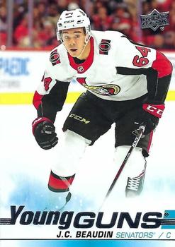 #520 J.C. Beaudin - Ottawa Senators - 2019-20 Upper Deck Hockey