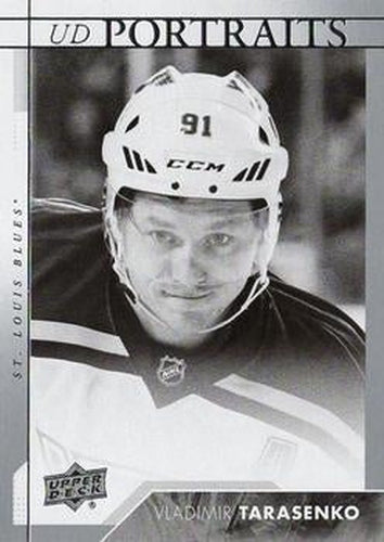 #P-20 Vladimir Tarasenko - St. Louis Blues - 2017-18 Upper Deck - UD Portraits Hockey