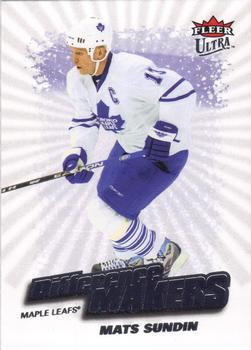 #DM20 Mats Sundin - Toronto Maple Leafs - 2008-09 Ultra - Difference Makers Hockey