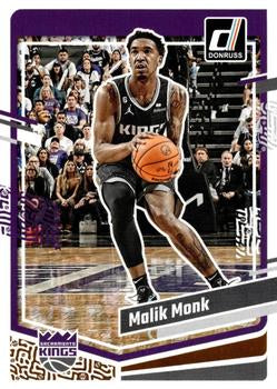 #20 Malik Monk - Sacramento Kings - 2023-24 Donruss Basketball