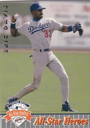 #20 Eric Davis - Los Angeles Dodgers - 1992 Upper Deck All-Star FanFest Baseball