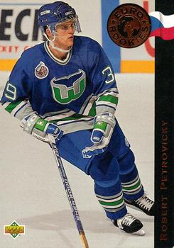 #ER20 Robert Petrovicky - Hartford Whalers - 1992-93 Upper Deck - Euro-Rookies Hockey
