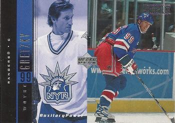 #AUX20 Wayne Gretzky - New York Rangers - 1999-00 Upper Deck PowerDeck - Auxiliary Hockey