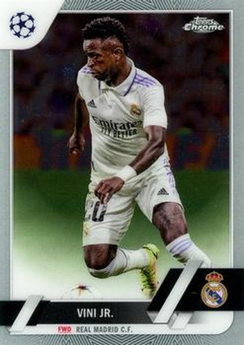 #20 Vini Jr. - Real Madrid CF - 2022-23 Topps Chrome UEFA Club Competitions Soccer