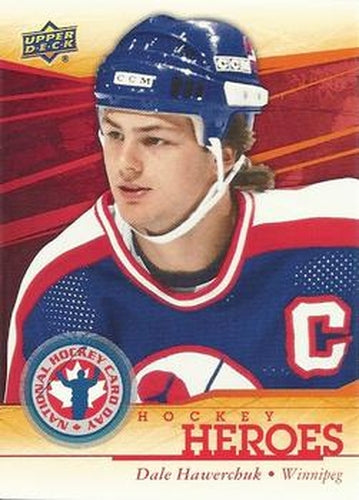#NHCD 20 Dale Hawerchuk - Winnipeg Jets - 2014 Upper Deck National Hockey Card Day Canada Hockey