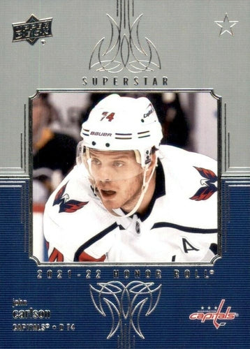 #HR-20 John Carlson - Washington Capitals - 2021-22 Upper Deck - Honor Roll Hockey